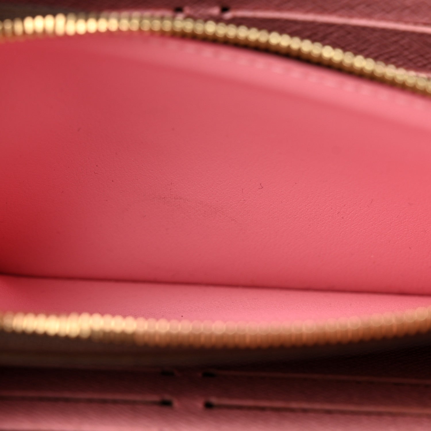 Louis Vuitton Damier Ebene Studded Sarah Wallet NM Rose Ballerine 7 of 9