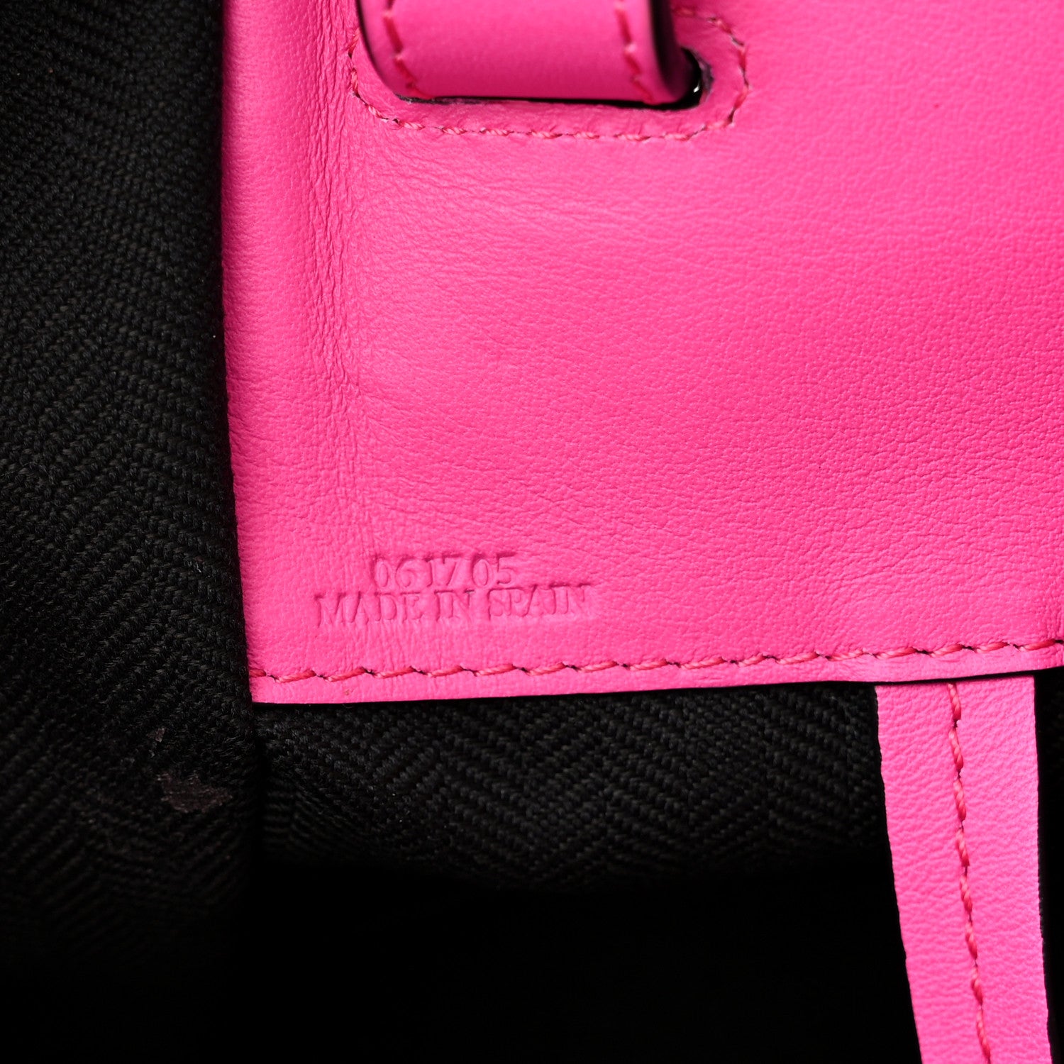 Loewe Calfskin Small Hammock Shoulder Bag Shocking Pink White 7 of 10