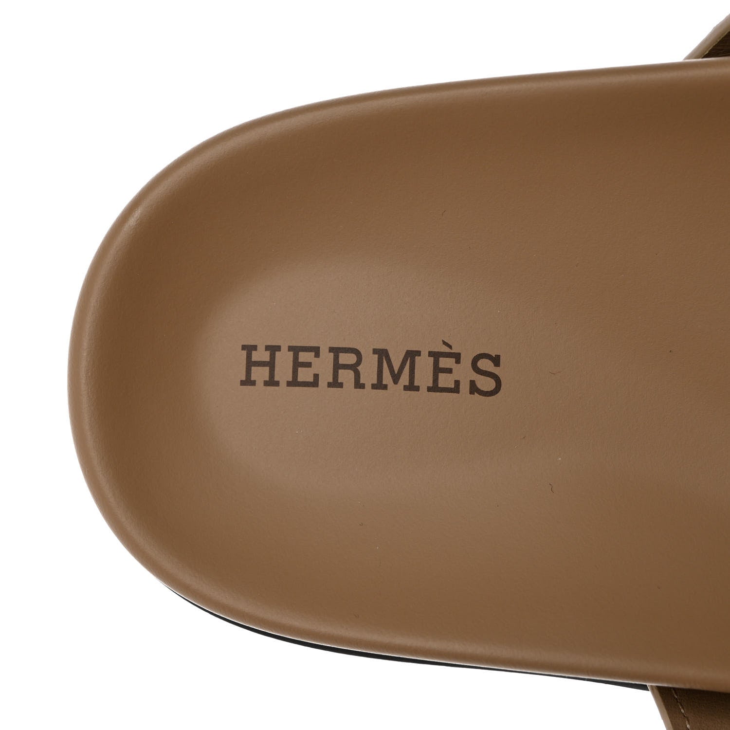Hermes Suede Goatskin Womens Chypre Sandals 39.5 Beige Argile 7 of 9