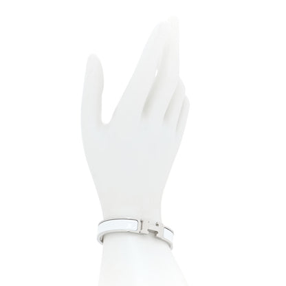 Hermes Enamel Narrow Clic Clac H Bracelet PM White 2 of 6