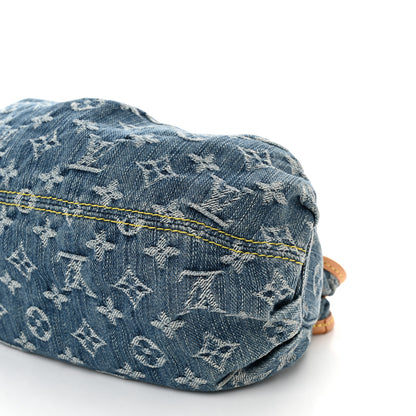 Louis Vuitton Monogram Denim Pleaty Blue 9 of 9