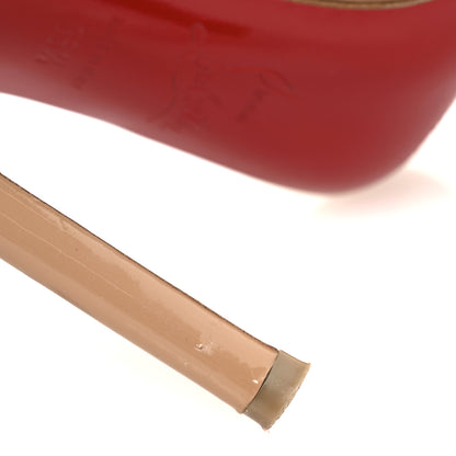 Christian Louboutin Patent Pigalle 120 Pumps 35.5 Nude 10 of 11
