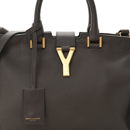 Saint Laurent Calfskin Small Classic Y Cabas Gray 7 of 12