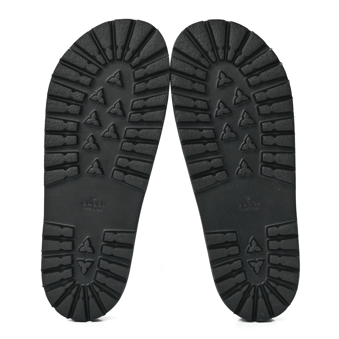 Rubber Web Mens Lug Sole Slide Sandals 13 Black Green Red