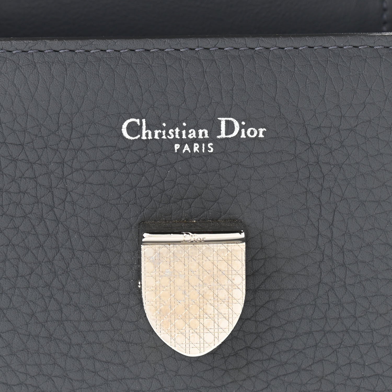 Christian Dior Bullcalf Medium Diorever Flap Meteorite Grey 6 of 12