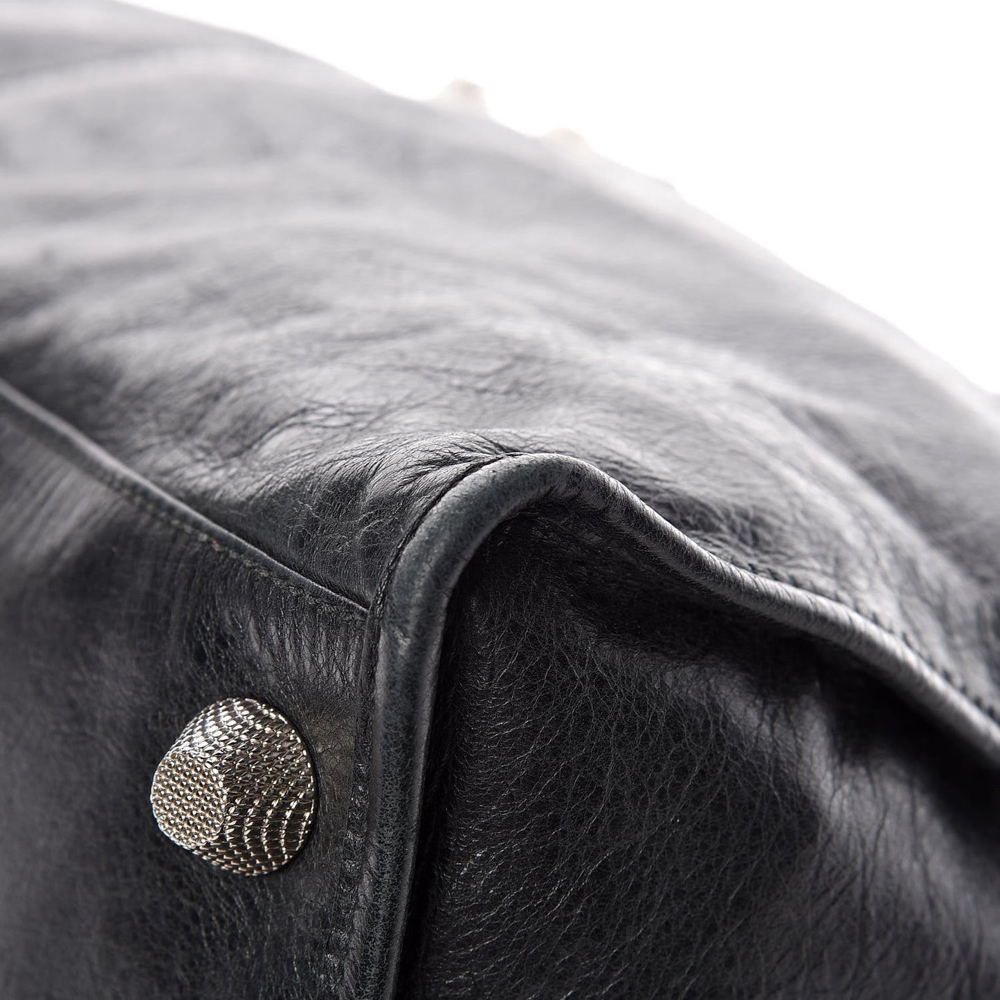 Agneau Giant 21 Silver Hardware Work Black