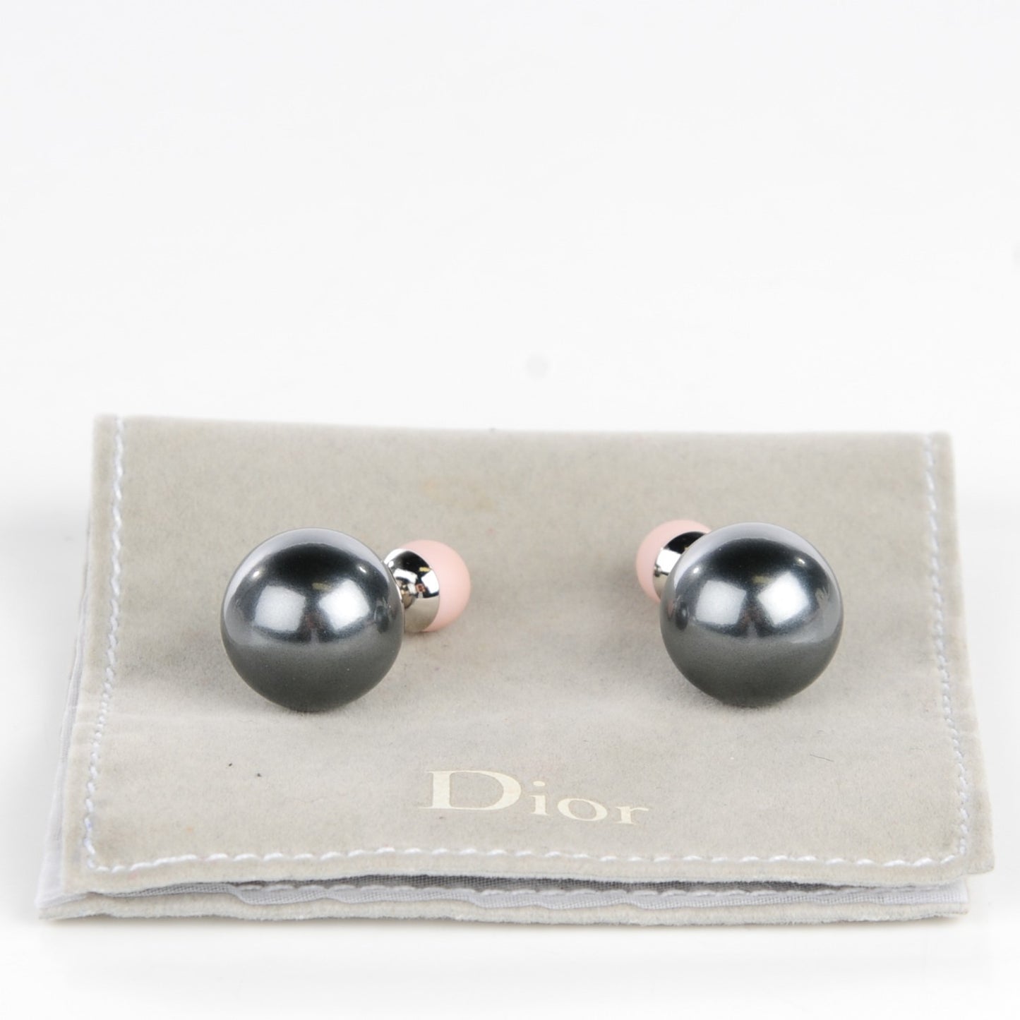 Mise En Dior Tribal Earrings Grey Pink