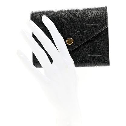 Louis Vuitton Empreinte Victorine Wallet Black 2 of 6