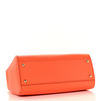 Dolce & Gabbana Dauphine Small Miss Sicily Satchel Orange 3 of 7