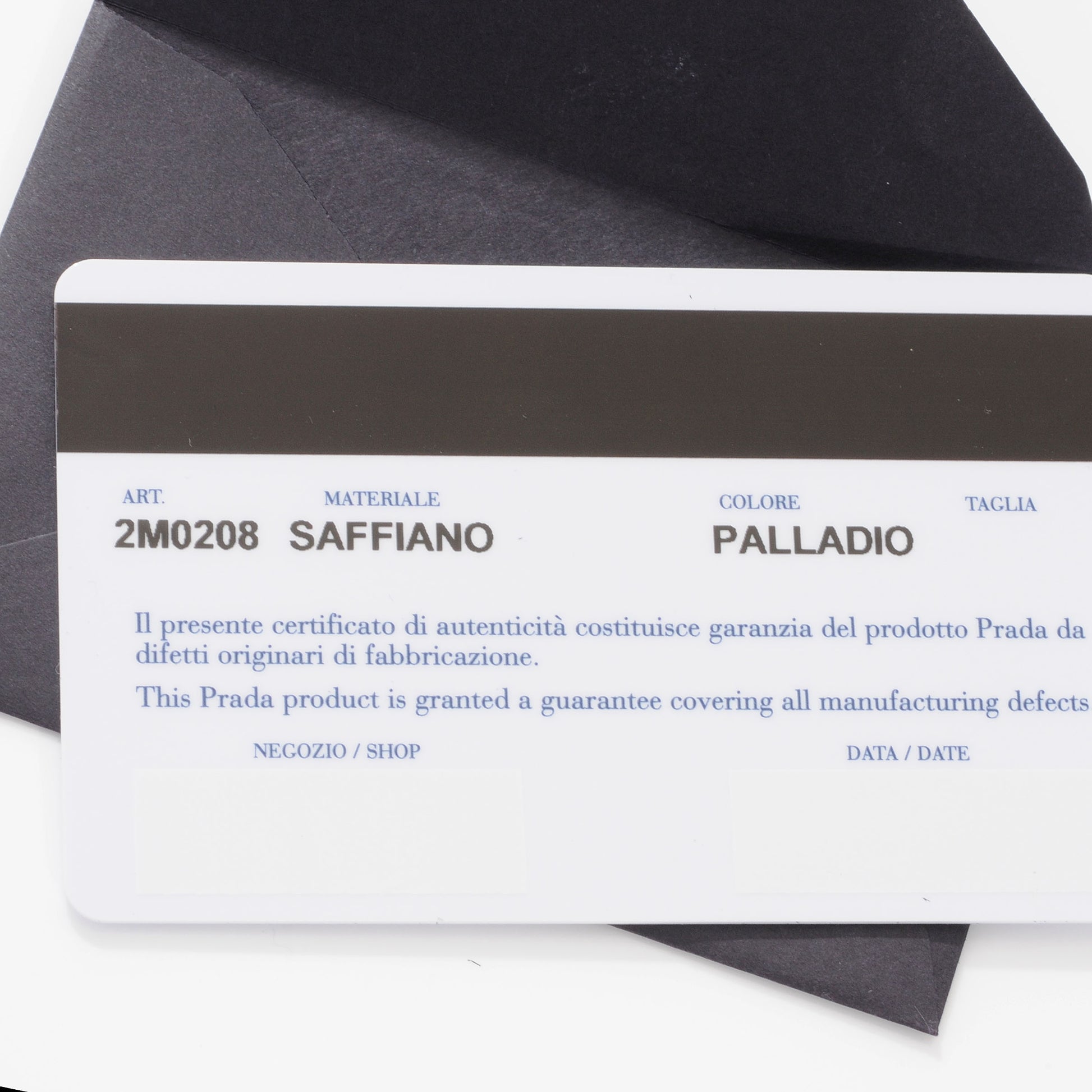 Prada Saffiano Card Case Palladio 7 of 7