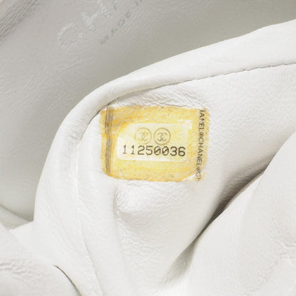 Chanel Lambskin Perforated Mini Flap Bag White 8 of 8