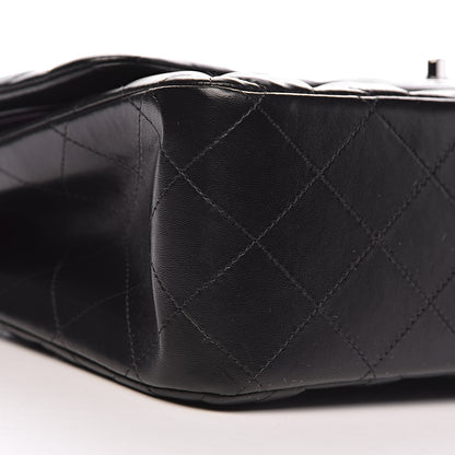 Chanel Lambskin Quilted Jumbo Double Flap Black 8 of 11