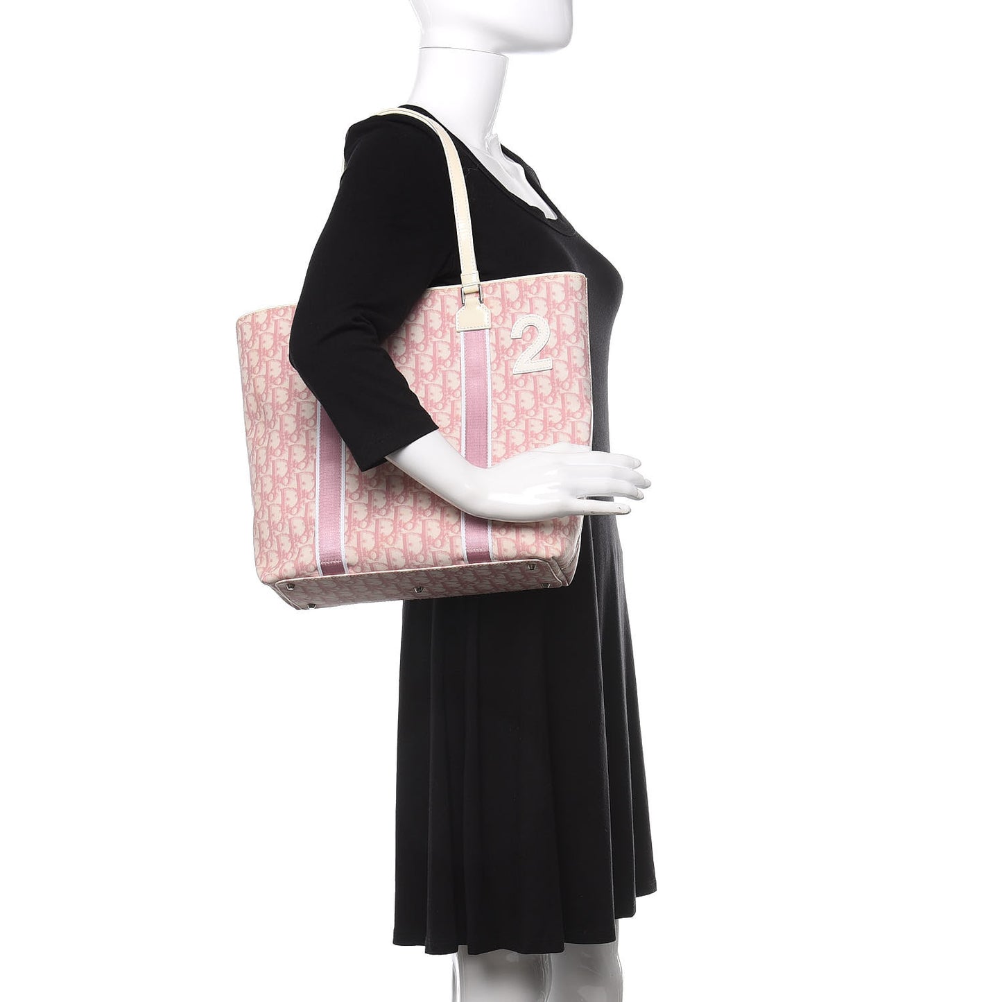 Monogram Girly Tote Pink
