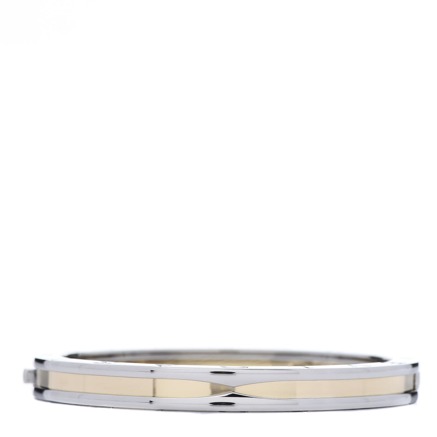 18K Yellow Gold Stainless Steel B.Zero1 Bangle Bracelet