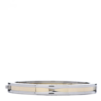 Bulgari 18K Yellow Gold Stainless Steel B.Zero1 Bangle Bracelet 1 of 5