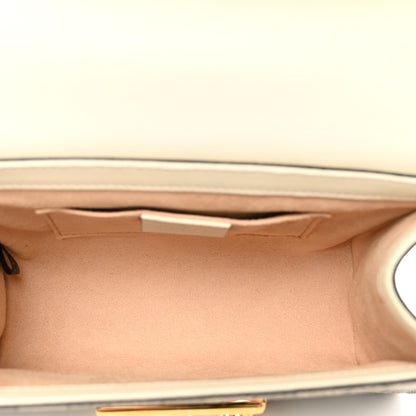Gucci GG Supreme Monogram Calfskin Small Padlock Shoulder Bag Beige Mystic White Sun Oil 5 of 9