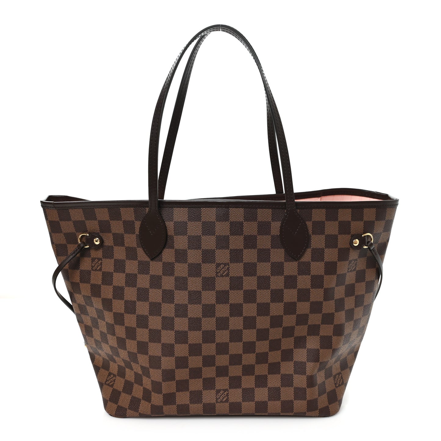 Damier Ebene Neo Neverfull MM Rose Ballerine
