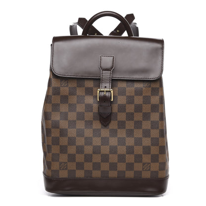 Louis Vuitton Damier Ebene Soho Backpack 1 of 11