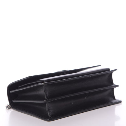 Saint Laurent Calfskin Medium Monogram Sunset Black 5 of 19