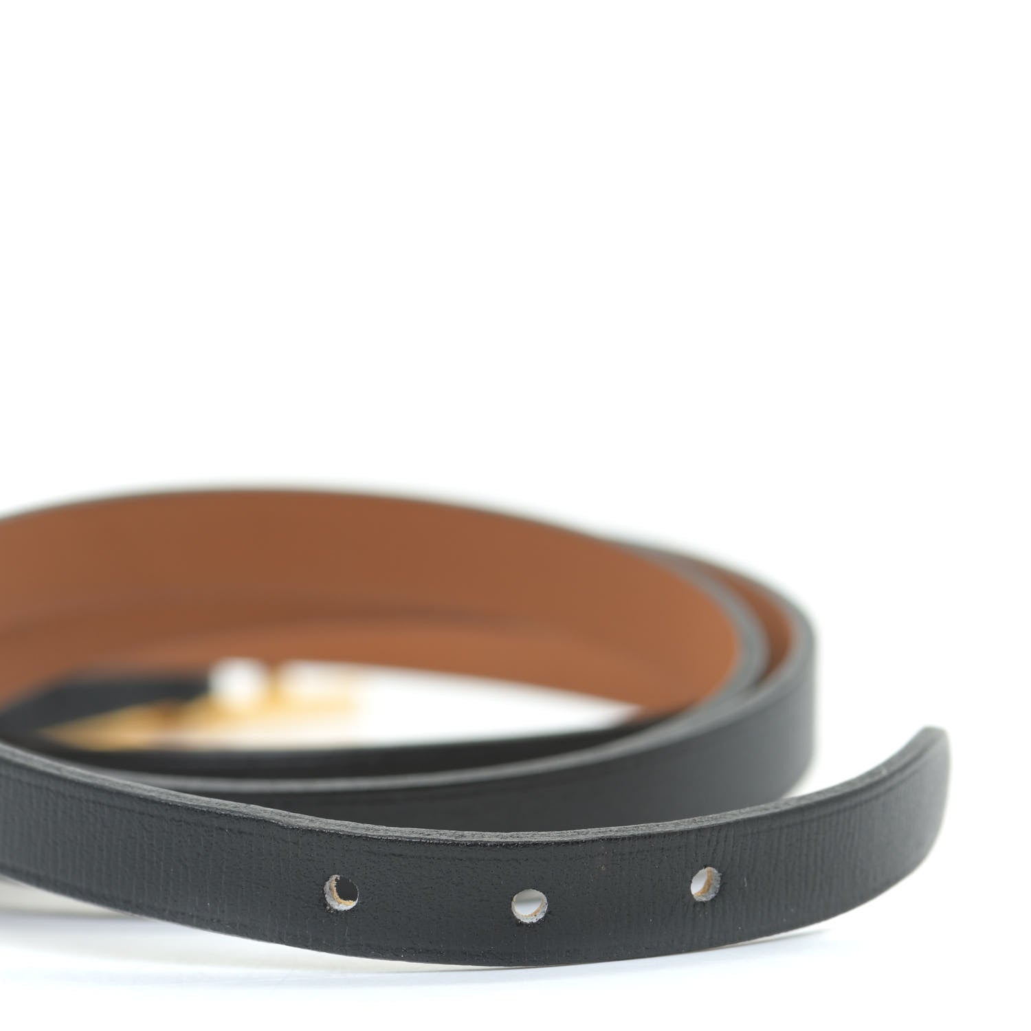 Hermes Chamonix Hapi 3MM Triple Tour Wrap Bracelet M Black 6 of 9