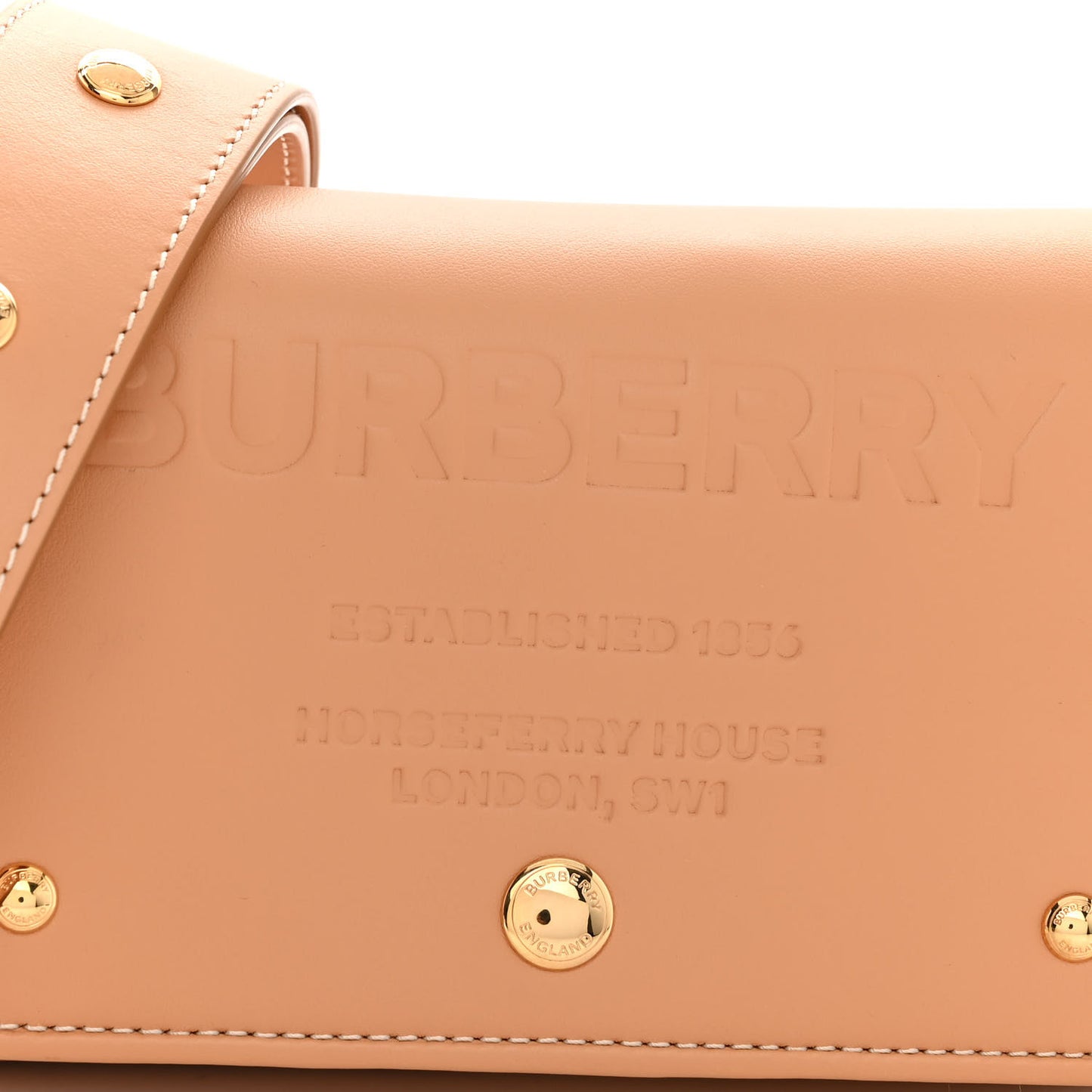 Smooth Calfskin Hackberry Crossbody Bag Warm Sand