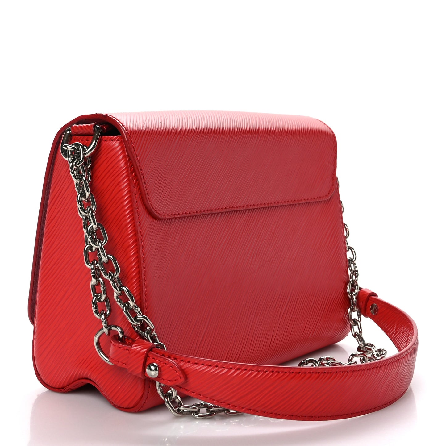 Epi Twist Shoulder Bag MM Coquelicot