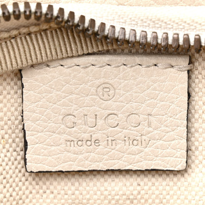 Gucci Grained Calfskin Small Logo Belt Bag White 6 of 12