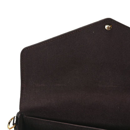 Louis Vuitton Vernis Pochette Felicie Chain Wallet Amarante 11 of 12