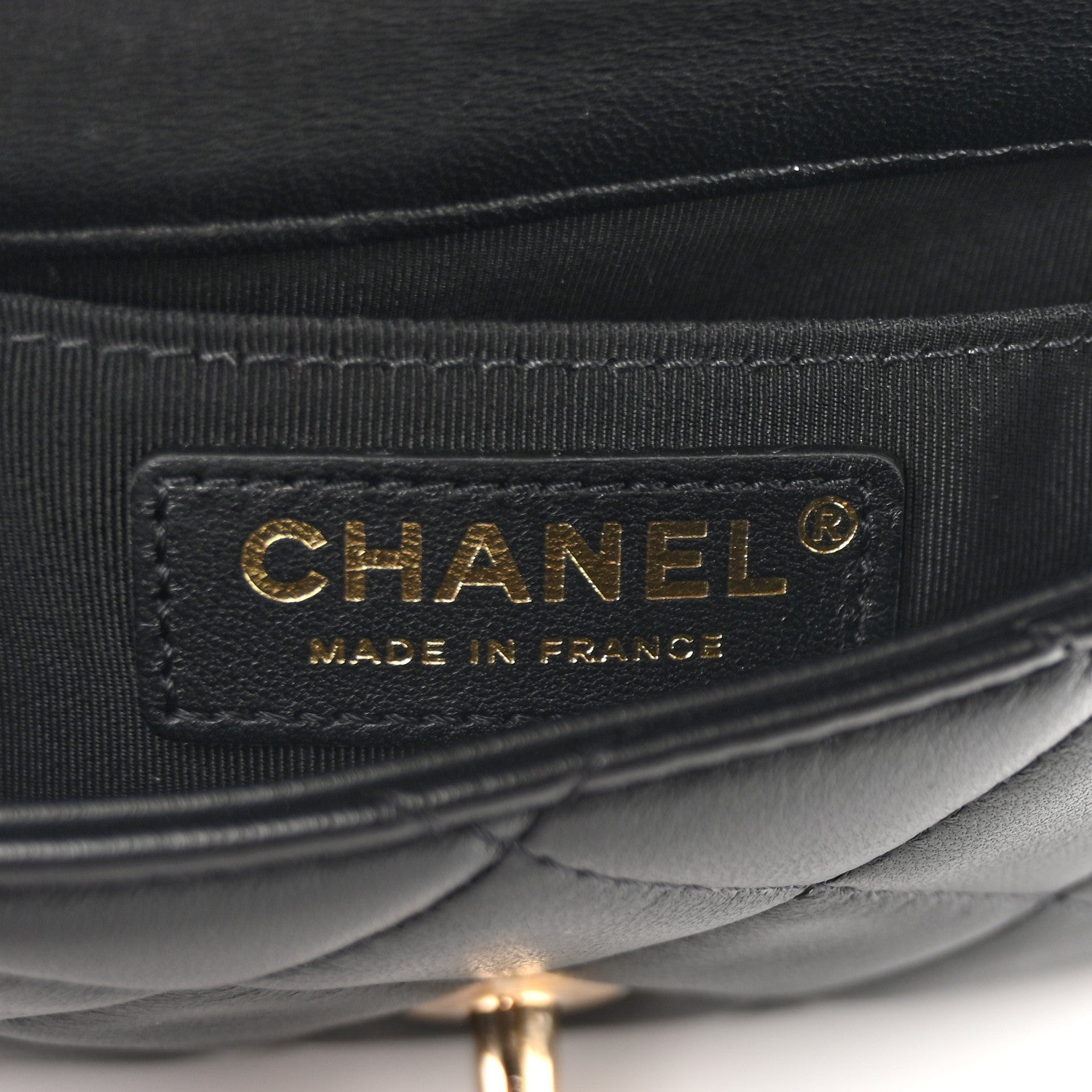 Chanel Lambskin Quilted Mini My Precious Waist Bag Black 6 of 10