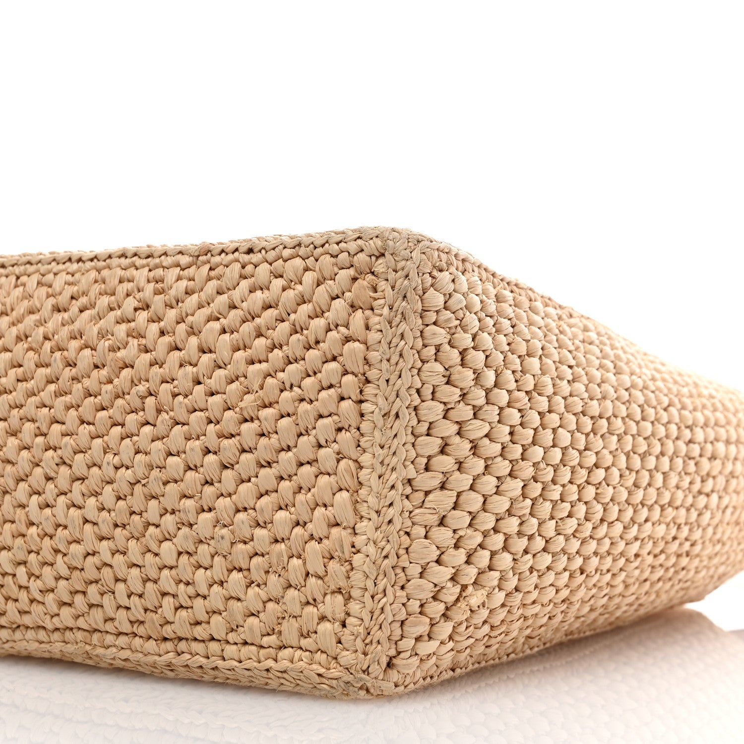 Loewe Raffia Small Paula's Ibiza Logo Tote Natural Tan 9 of 9