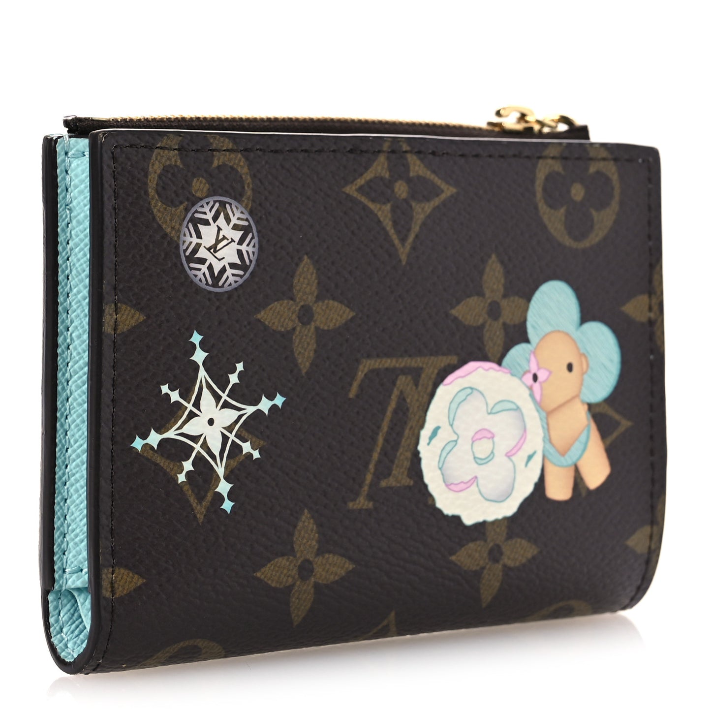Monogram Snow Show Lisa Wallet Azur Frost