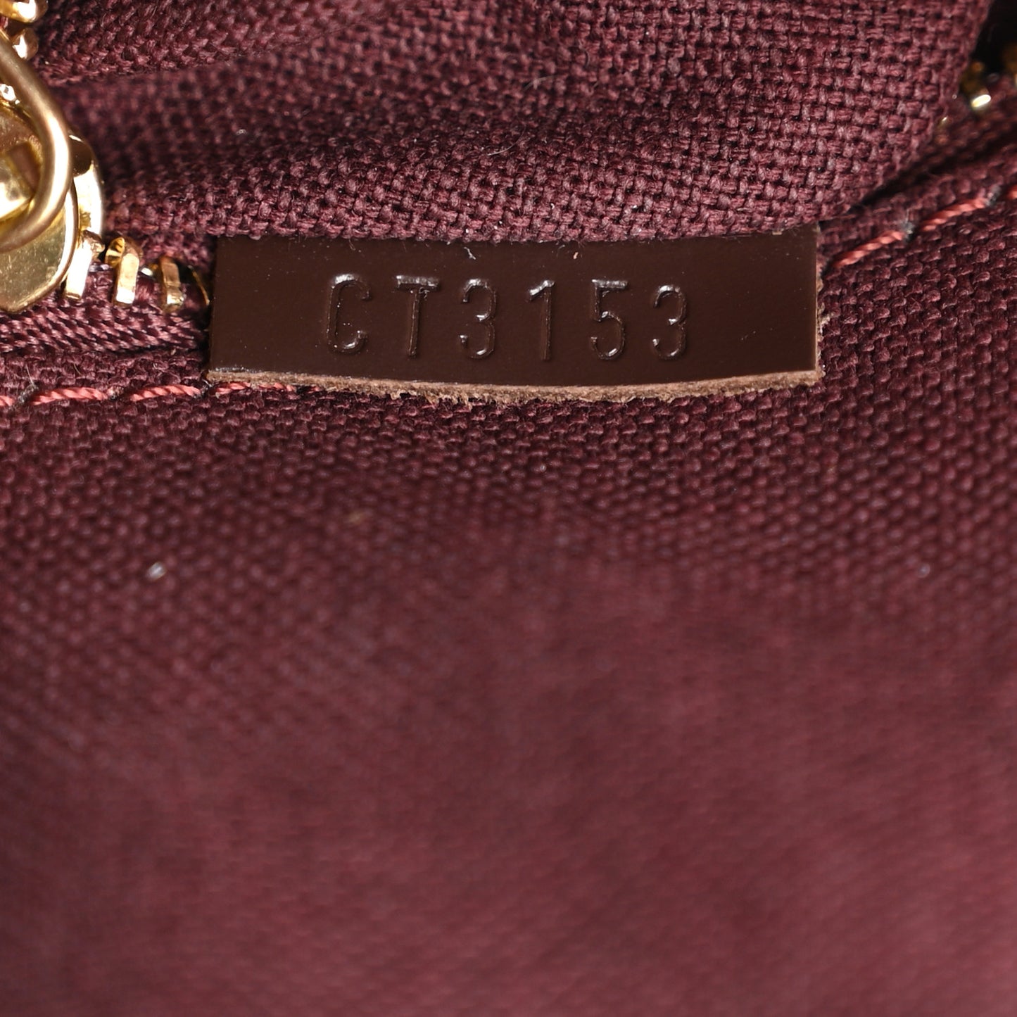 Damier Ebene Sac Plat PM
