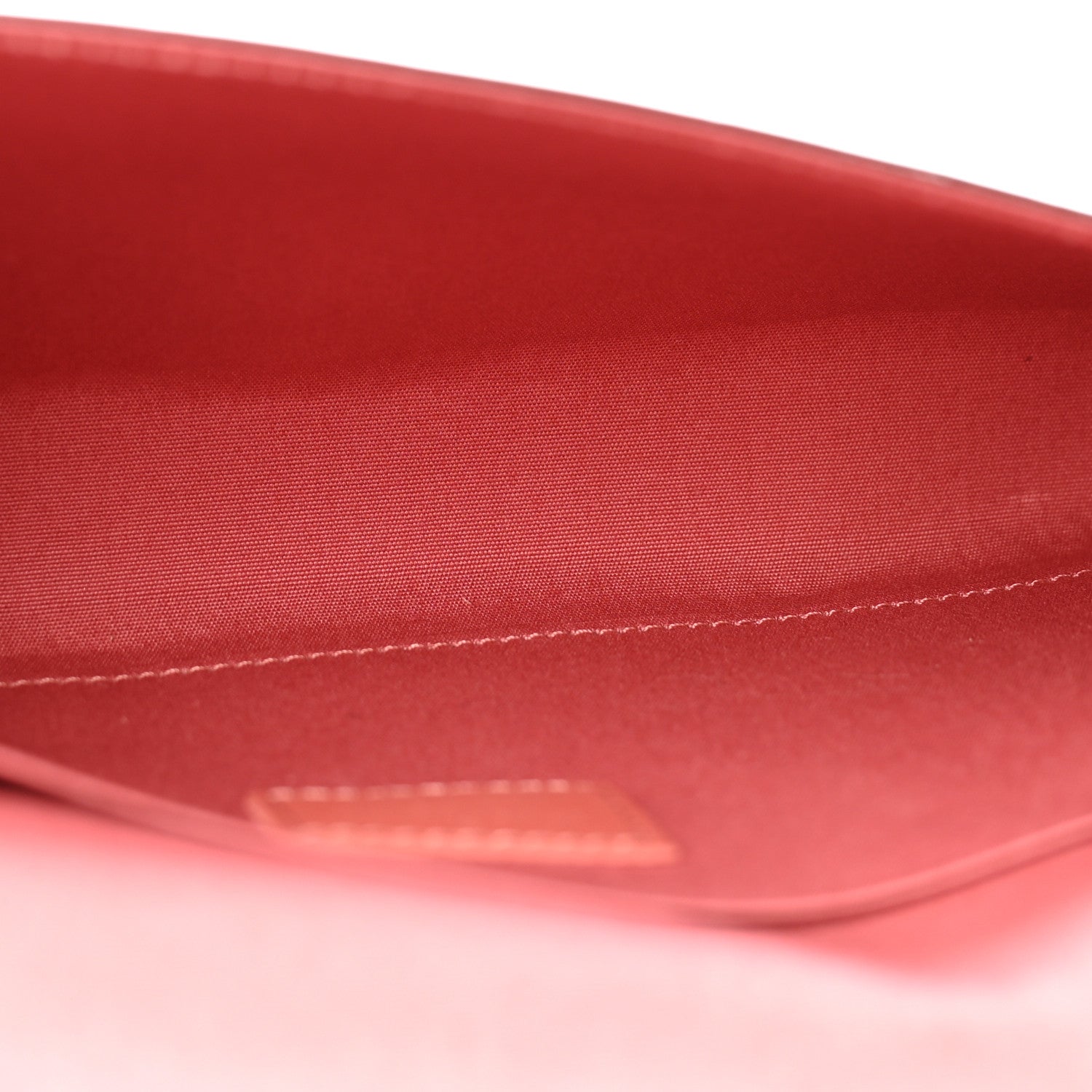 Louis Vuitton Vernis Valentine Dog Pochette Felicie Chain Wallet Pink 6 of 12