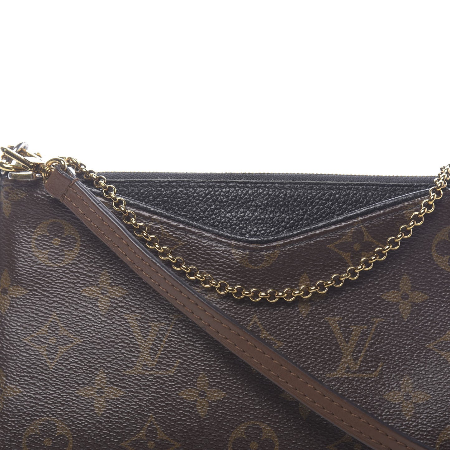 Monogram Pallas Clutch Black