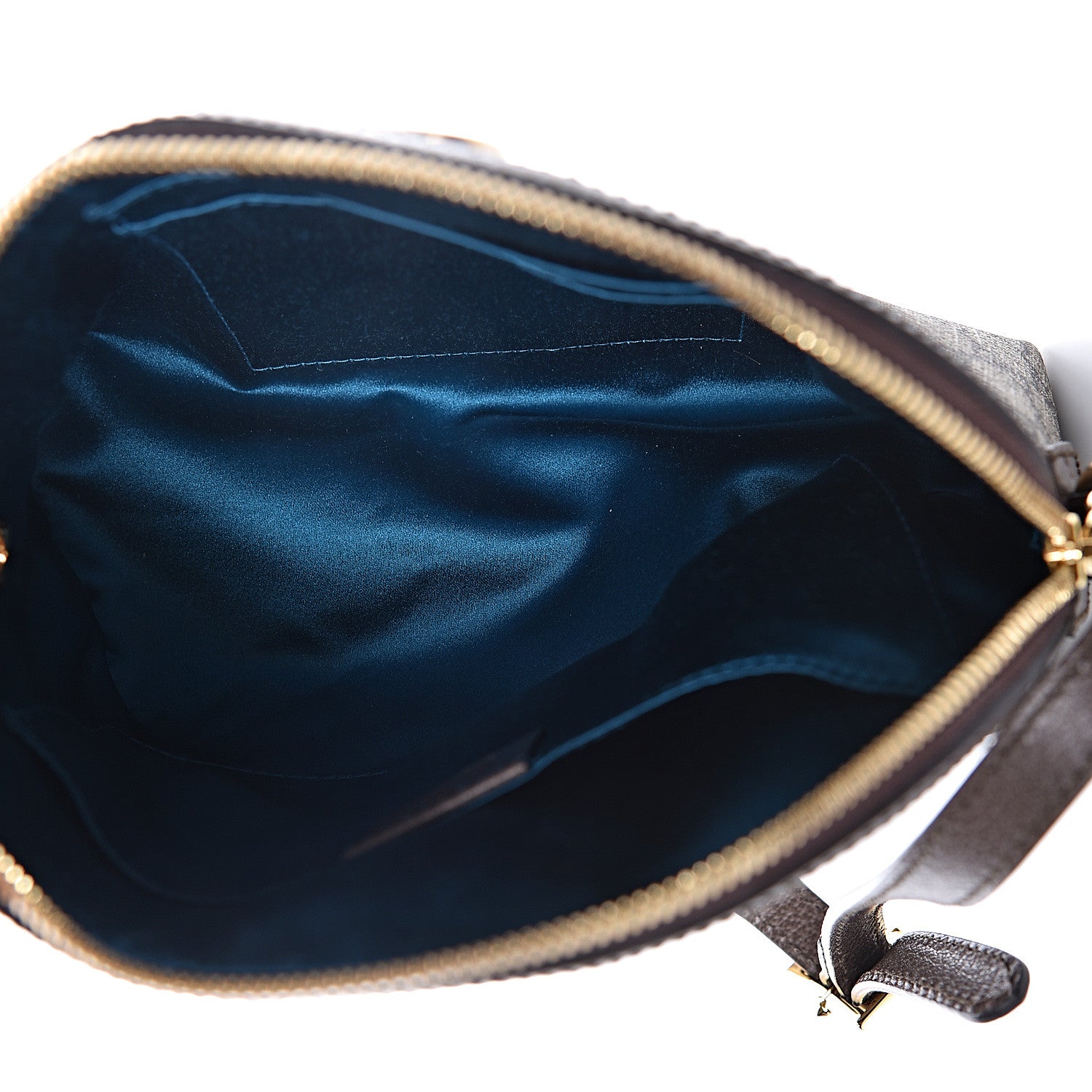 Gucci GG Supreme Monogram Textured Dollar Calfskin Web Small Ophidia Dome Shoulder Bag Beige Ebony New Acero 5 of 11
