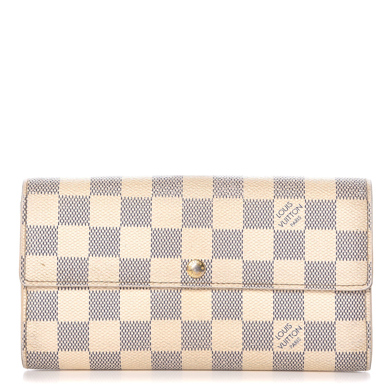 Louis Vuitton Damier Azur Sarah Wallet 1 of 10