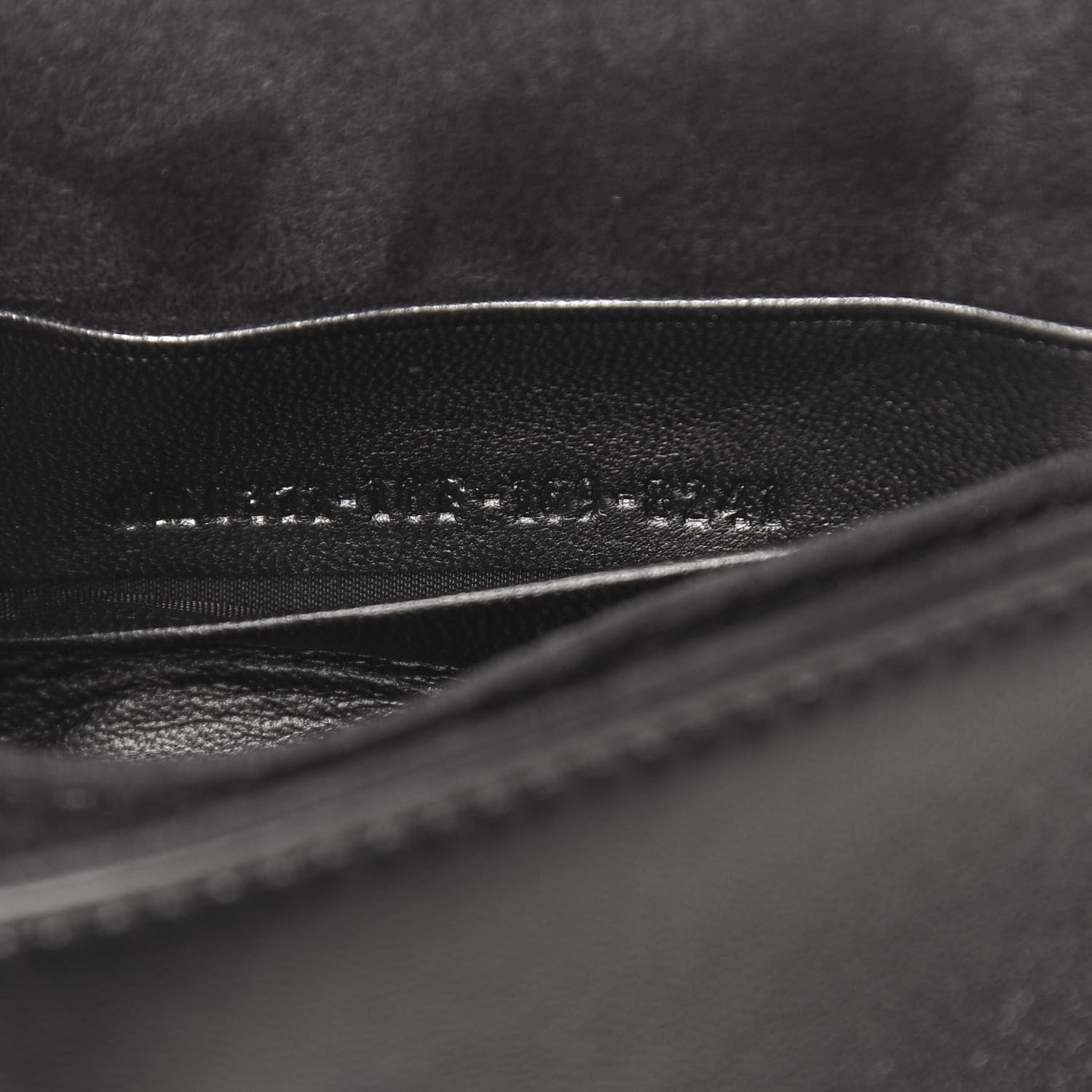 Fendi Shiny Nappa Trapuntata Micro Double Baguette Black 8 of 12