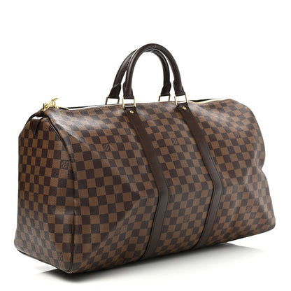 Louis Vuitton Damier Ebene Keepall 50 3 of 15