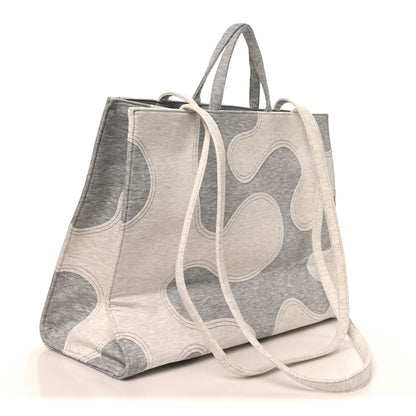 Telfar Jersey Large Camo Shopping Bag Heather Grey 3 of 9