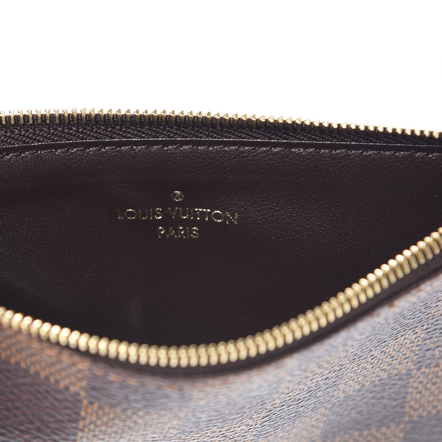 Damier Ebene Josephine Wallet Red