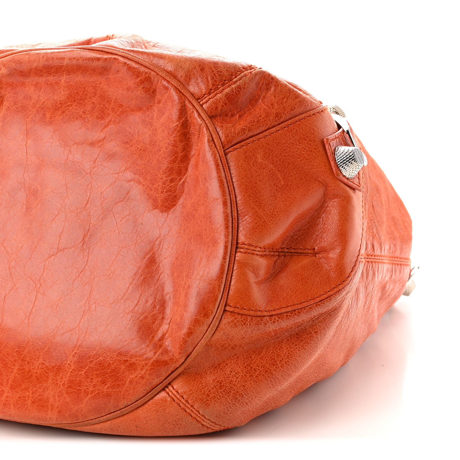 Balenciaga Agneau Giant 21 Silver Hardware Pompon Mandarine 11 of 11