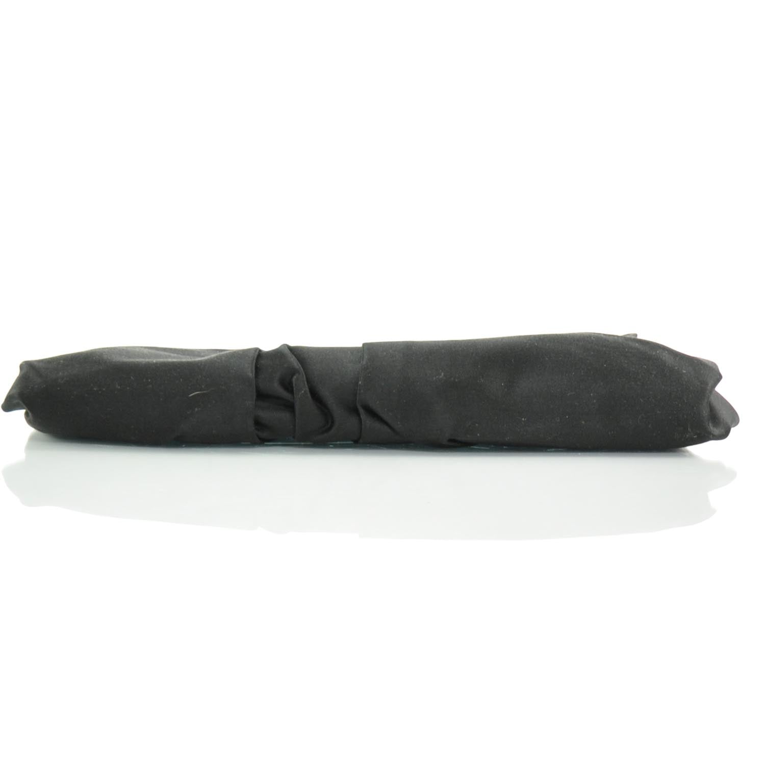 Prada Satin Frame Evening Bag Black 5 of 9
