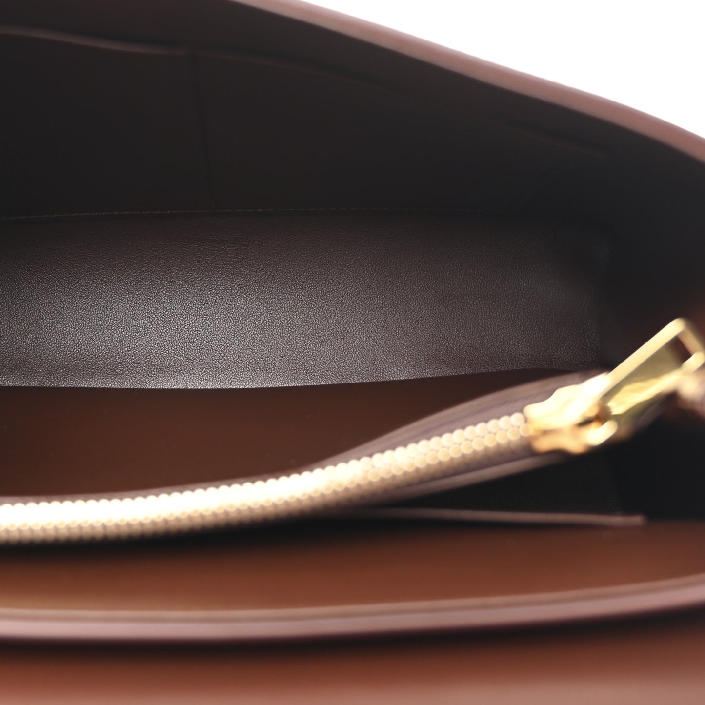 Grained Nubuck Calfskin Medium Nino Chestnut