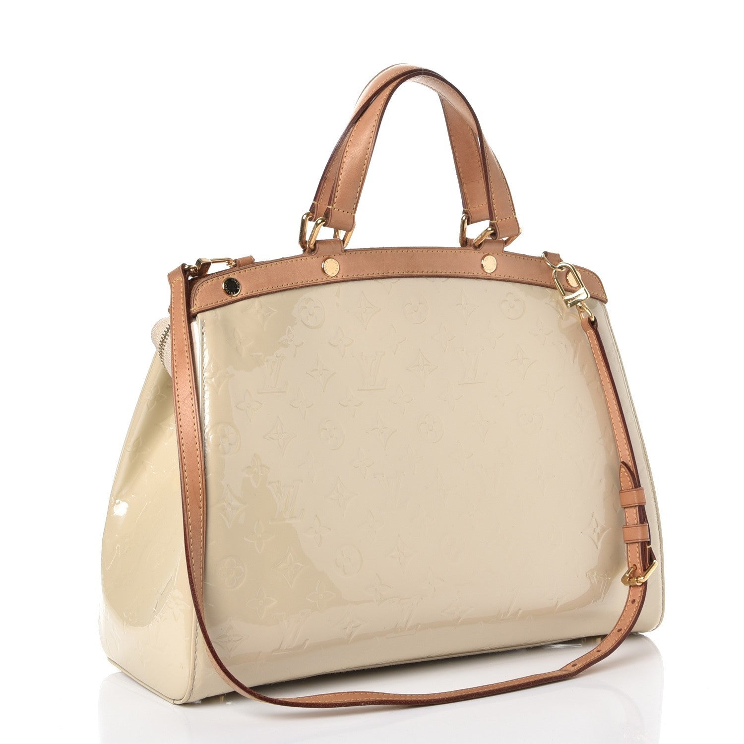 Louis Vuitton Vernis Brea GM Blanc Corail 4 of 12