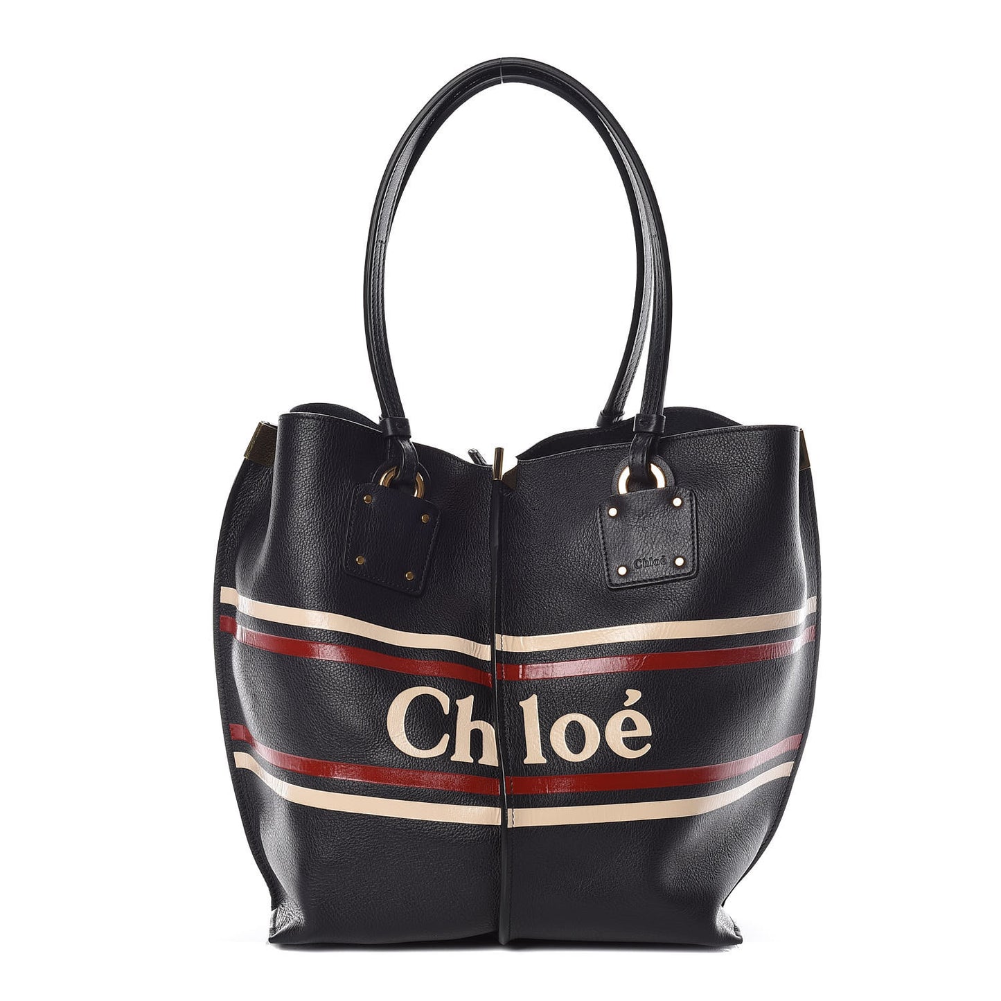 Smooth Calfskin Medium Vick Tote Full Blue