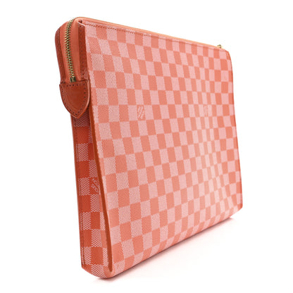Louis Vuitton Damier Couleurs Kit Clutch Piment 3 of 13
