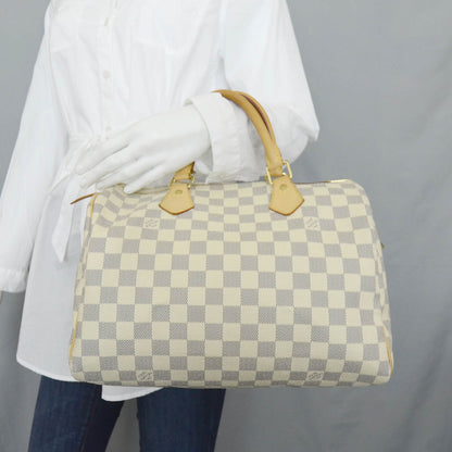 Louis Vuitton Damier Azur Speedy 30 2 of 9