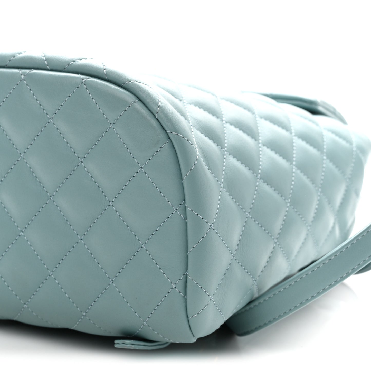 Lambskin Quilted Small Urban Spirit Backpack Blue