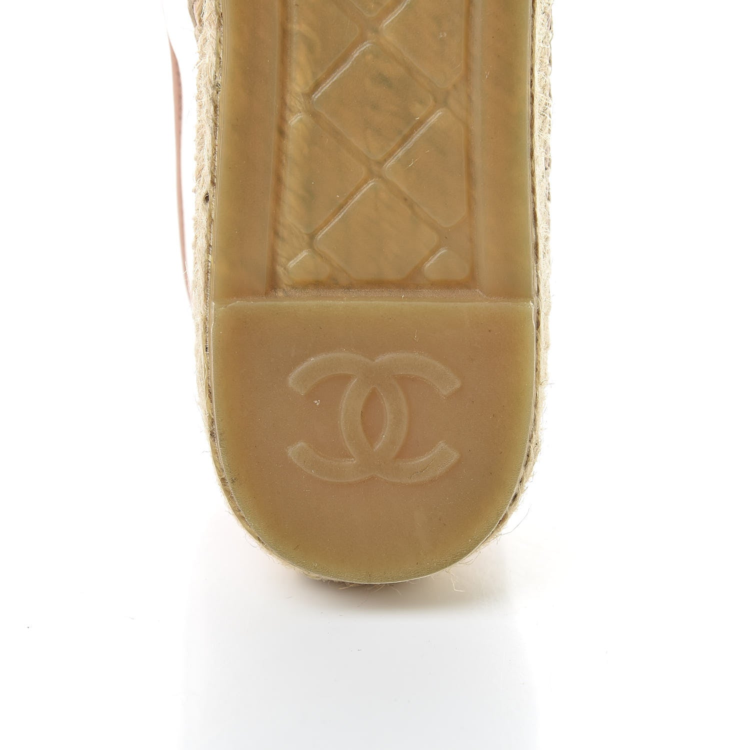 Chanel Mesh Grosgrain CC Espadrilles 36 Pink 8 of 10