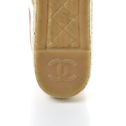 Chanel Mesh Grosgrain CC Espadrilles 36 Pink 8 of 10